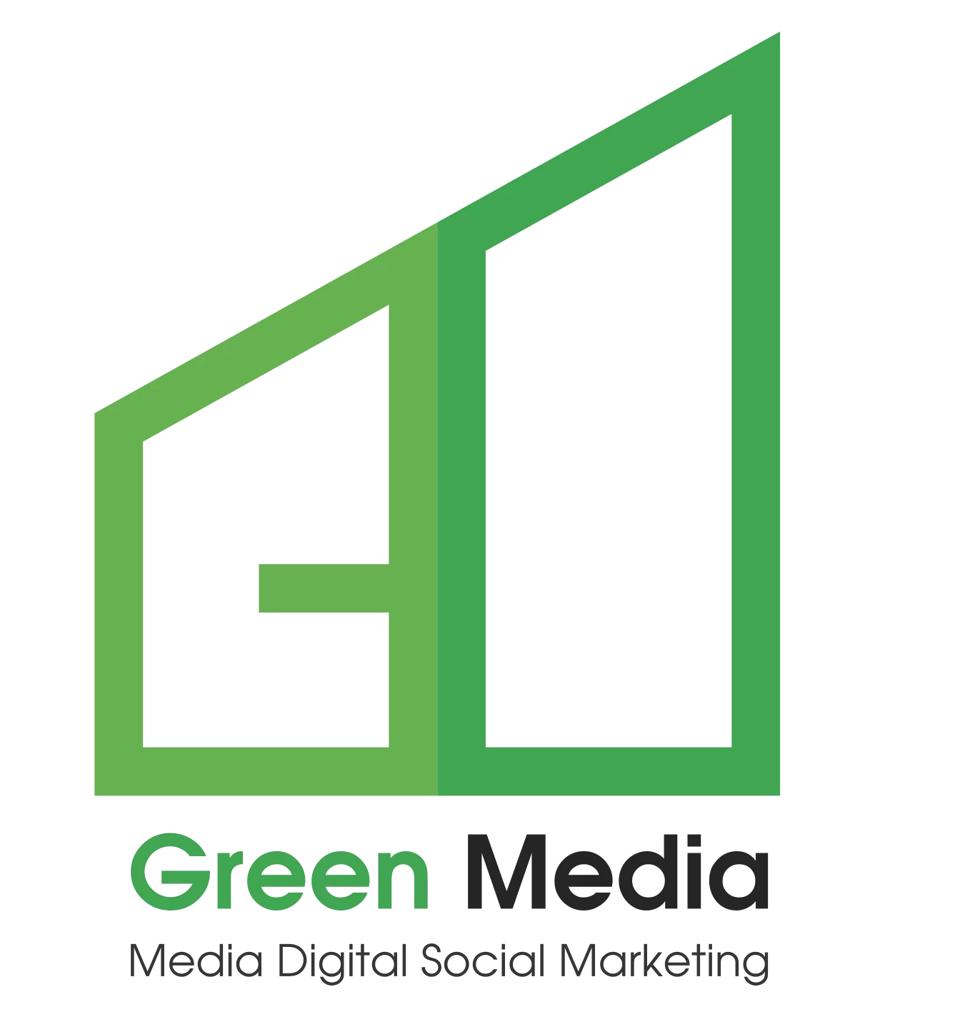 logo green media
